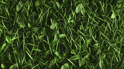 green grass flat lay background