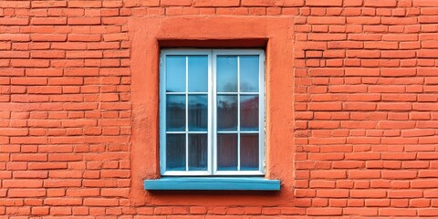 Embracing Opportunity: Minimalist Architecture with Single Window in Brick Wall
