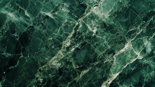 Green Marble Texture Background: Natural Stone Pattern