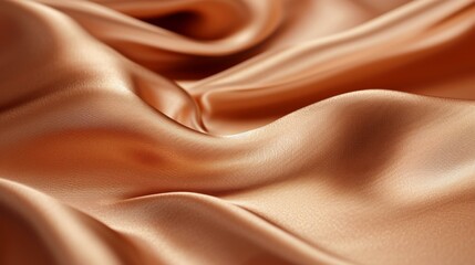 Fototapeta premium Golden Silk Fabric Texture: Smooth, Soft, Luxurious