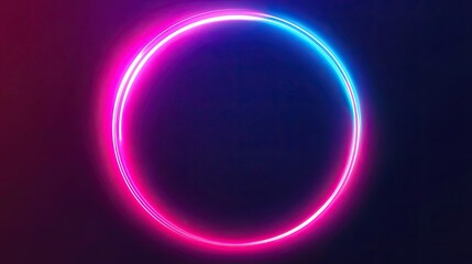 Obraz premium Neon Circle Design