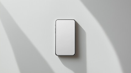 Editable Blank Phone Screen Mockup Isolated White Background, Copy Paste Area For Text 