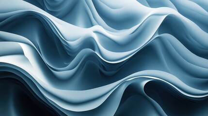 Obraz premium Elegant Blue Waves