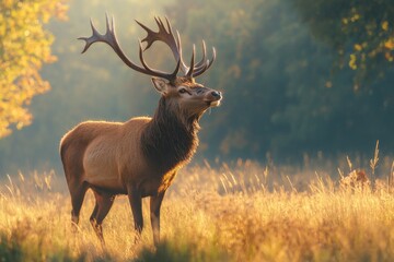 Fototapeta premium Deer in Field
