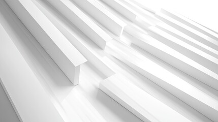 Fototapeta premium Minimalist White Structure
