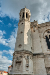 Basilica of Our Lady of Fourviere in Lyon, France