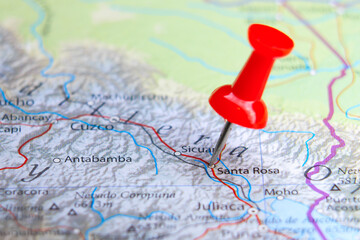 Santa Rosa, Peru pin on map