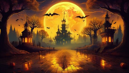Spooky Halloween Background