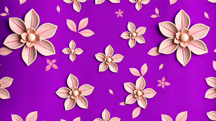 background texture wallpaper purple color gradually turns into a light color on which flowers