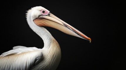 Obraz premium White Pelican Portrait