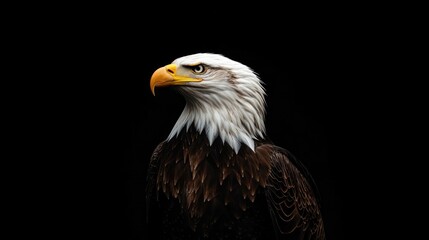 Obraz premium Majestic Bald Eagle Portrait