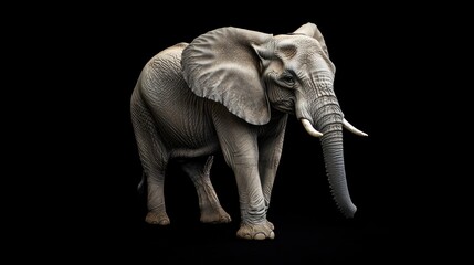 Fototapeta premium African Elephant Portrait