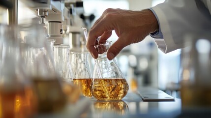 Scientist Working in Laboratory