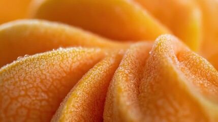 Close-up of Frosted Orange Peel