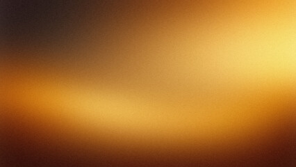 Fundo gradiente desfocado blured  tons de dourado, Capa para poster, cartaz, apresenta&ccedil;&atilde;o de produto. Banner para website. Fundo de tela, prote&ccedil;&atilde;o de tela. Fundo texturizado com efeito ru&iacute;do.Fundo car