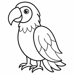 Coloring Book for Kids and Adults  Simple Line Art Vector, SVG Files, Cricut & Silhouette Cut Files