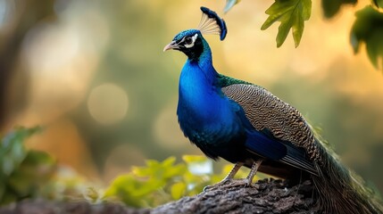 Obraz premium leafy trees, softly blurred