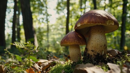 Forest Floor Mushrooms
