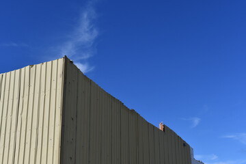 Demolition of steel building