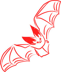 Obraz premium Halloween doodle