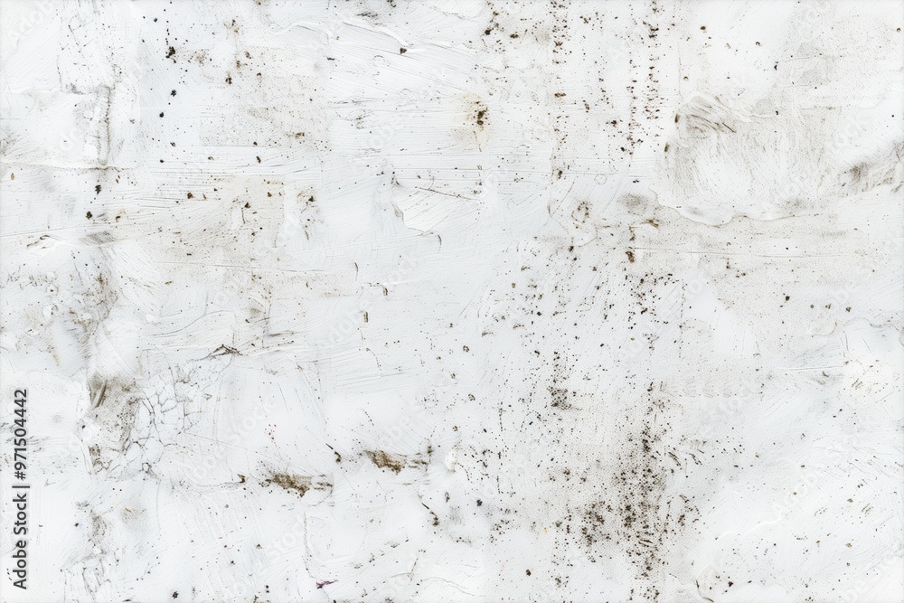 Poster a textured surface concrete with a white background featuring subtle dirt and scratches, creating an