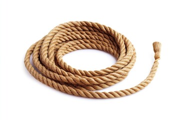 Obraz premium Cowboy Rodeo Lasso Twirling and Looping in Isolated White Background