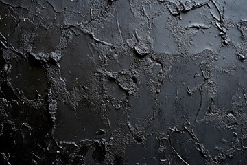 Urban Concrete Surface. Grunge Texture of Black Wall with Granular Abstract Pattern