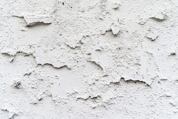 Obraz premium Urban Texture: White Plaster Wall with Granular Surface Detail