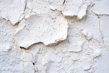 White Textured Wall - Abstract Closeup of Granular Plaster Surface