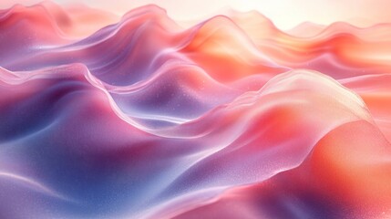 Obraz premium Abstract Wavy Landscape. Abstract Background
