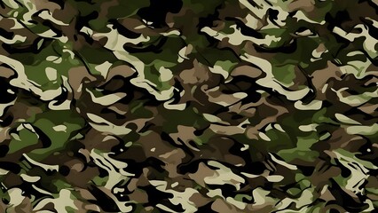 
vector army camouflage background, modern forest texture, military design