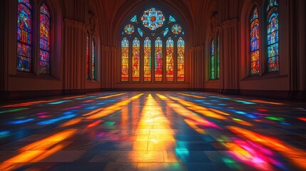 Grand_cathedral_interior_with holy_light