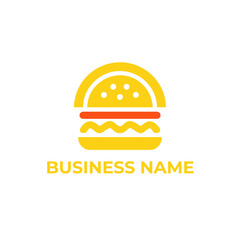 Burger Restaurant Food Logo Design