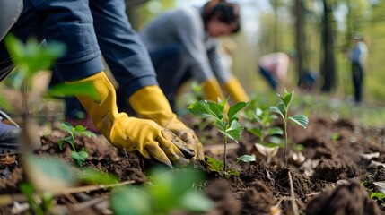 Community Effort to Restore Ecosystem by Removing Invasive Plants and Replanting Native Flora in Local Forest Reserve