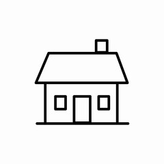 house real estate property icon sign vector
