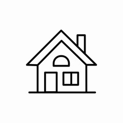 house real estate property icon sign vector