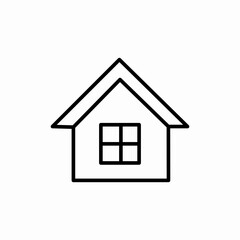 house real estate property icon sign vector