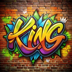 King editable text effect in golden color