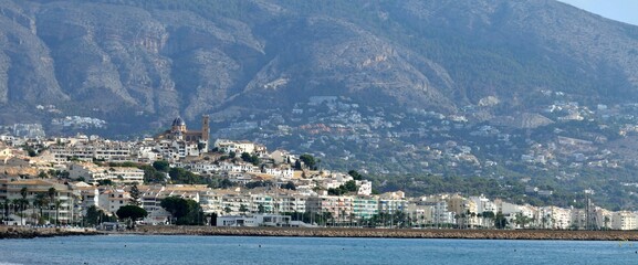 Vista panor&aacute;mica de Altea, Costa Blanca, provincia de Alicante, Comunidad Valenciana, Espa&ntilde;a.