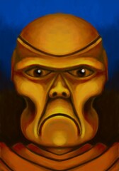 Alien creature, sketch - digital painting © neurostructure