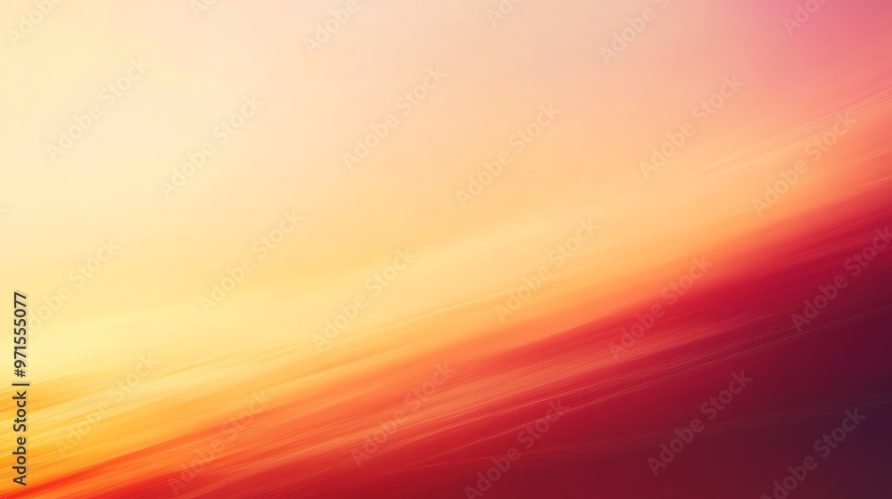Poster abstract soft orange and red gradient background.