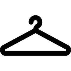 Simple vector icon clothes rack