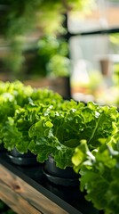 Innovative Hydroponic Indoor Farm Showcasing Sustainable Farming Techniques and Eco Friendly Food Production