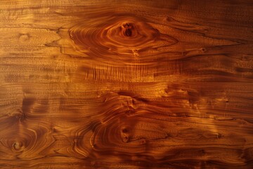 Naklejka premium Beautifully grained wooden surface, showcasing rich brown tones and intricate patterns.