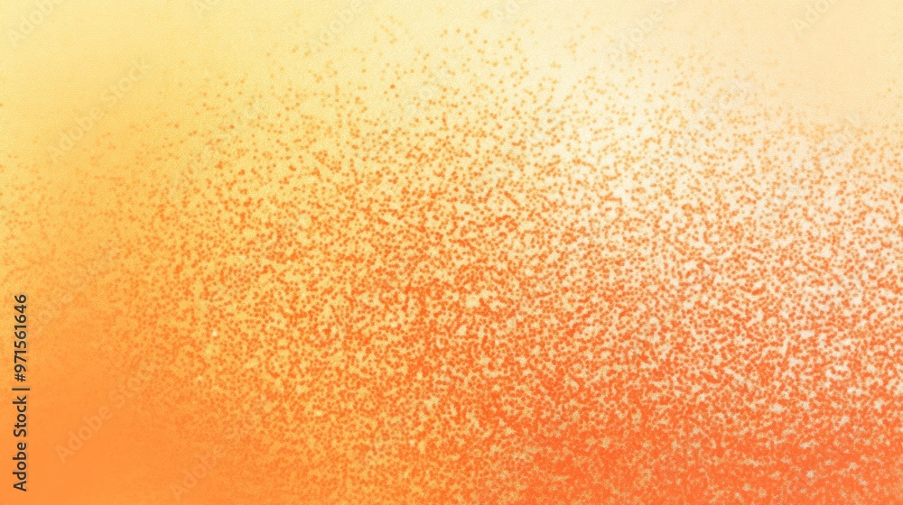 Poster soft orange and yellow gradient background with a textured appearance creating a calming atmosphere