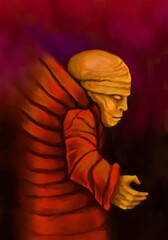 Alien creature, sketch - digital painting © neurostructure