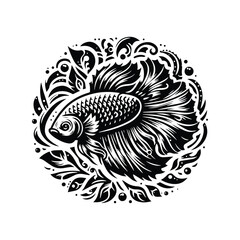 Betta Fish in bohemian