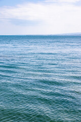 surface of blue water of Lake Sevan, Armenia