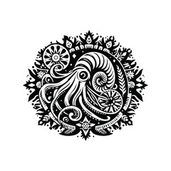 nautilus in folk art