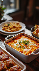 Delicious sweet potato casserole with golden topping, perfect for Thanksgiving